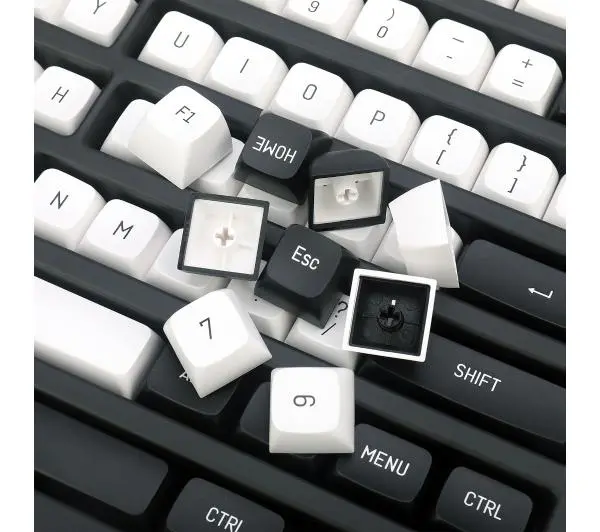 Redragon A132 PBT Doubleshot Biało-czarny