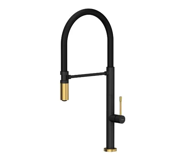 Baterie kuchenne - Quadron Margot T Line 3623502DG1 Pure carbon/Złoty Stal szlachetna