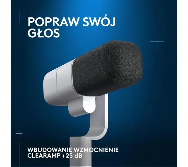 Logitech Yeti Studio Przewodowy Dynamiczny Biały - Kup na Raty - RRSO 0%