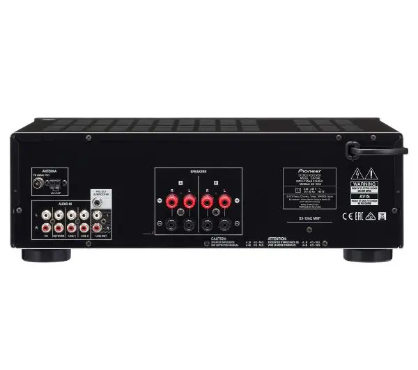 Pioneer SX-10AE Czarny, Magnat Monitor S70 Orzech 2szt. - Kup na Raty - RRSO 0%