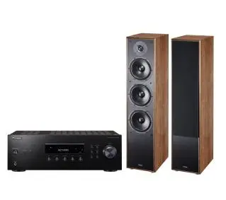 Pioneer SX-10AE Czarny, Magnat Monitor S70 Orzech 2szt. - Kup na Raty - RRSO 0%