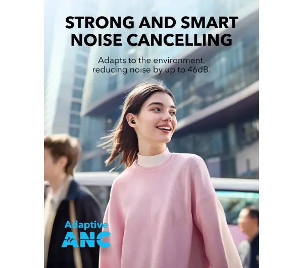 Soundcore A30i ANC Dokanałowe Bluetooth 5.4 Czarny