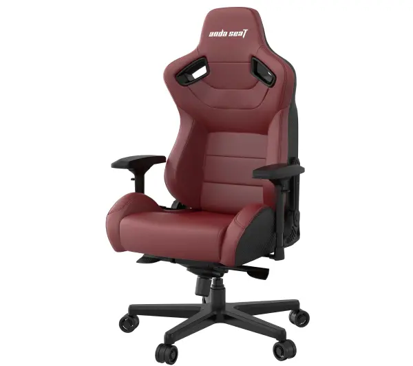 Anda Seat Kaiser 2 XL Gamingowy do 200kg Skóra ECO Bordowy - Kup na Raty - RRSO 0%