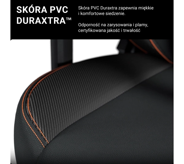 Anda Seat Kaiser 3 XL Gamingowy do 200kg Skóra ECO Biały - Kup na Raty - RRSO 0%