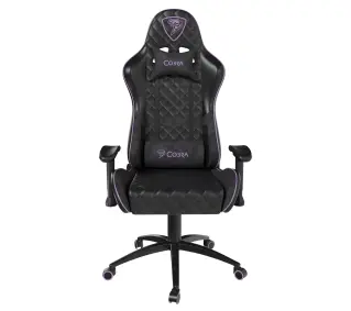 Cobra Draco CRF190 Gamingowy do 130kg Skóra ECO Czarno-różowy - Kup na Raty - RRSO 0%