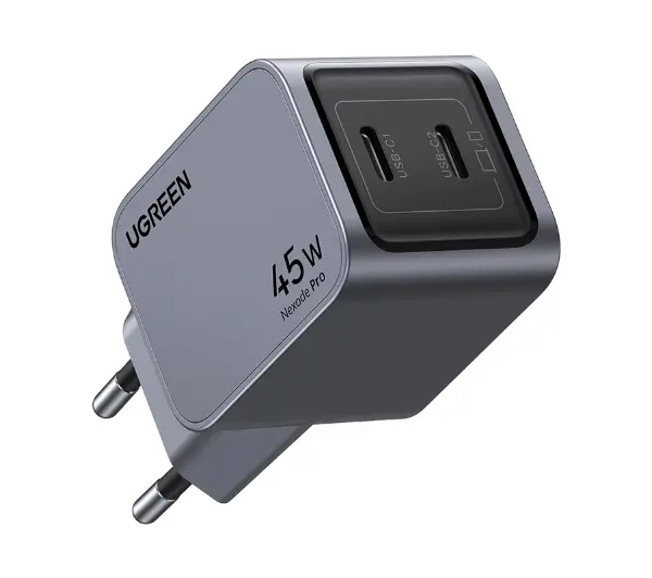 UGREEN 35008 Nexode Pro 45W 2x USB-C Szary