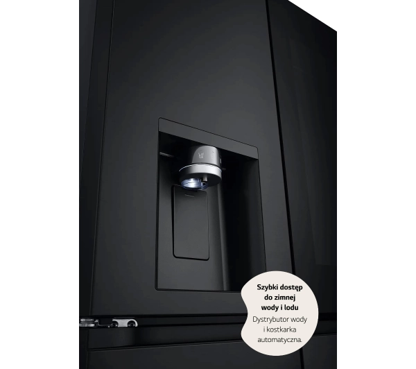 LG InstaView GMG860EPBE Funkcje AI Pełny No Frost 178,7cm Dystrybutor wody Zdalne sterowanie Ciemny grafit mat - TRZECI -55%, ALBO 5-TY ZA 1ZŁ - Kup na Raty - RRSO 0%