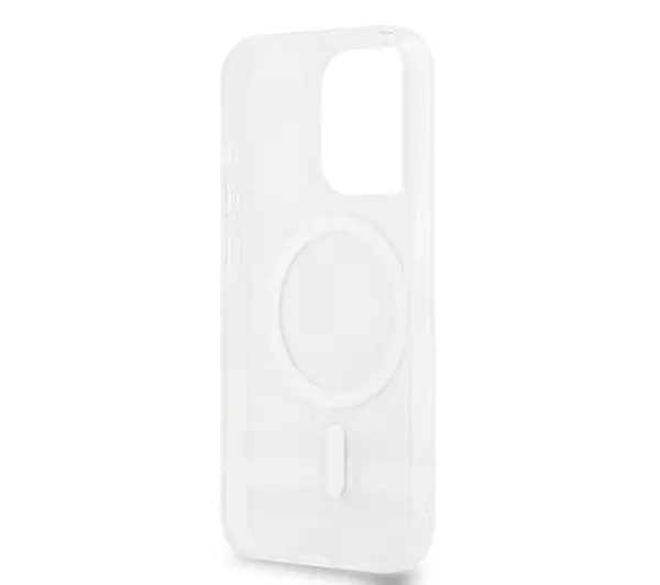 DKNY IML Checkered Mono Pattern & Printed Stripes MagSafe do iPhone 14 Pro Beżowy