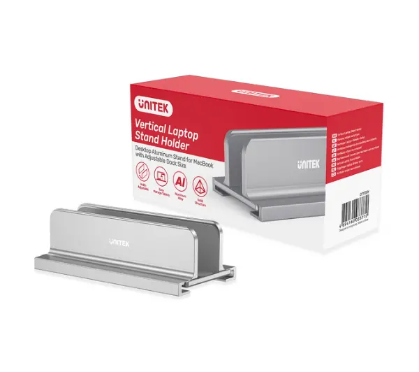 Unitek OT172GY Pionowa Aluminium Srebrny