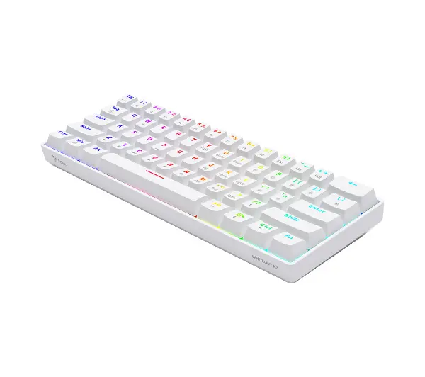 Savio Whiteout X2 Outemu Red Hot Swap Biały