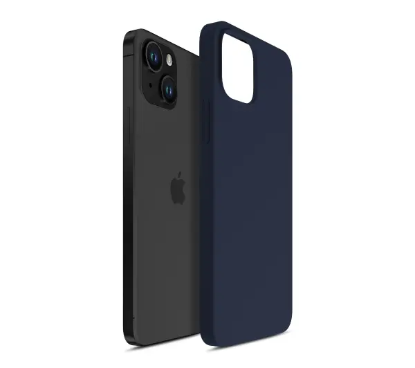 3mk Silicone Case do iPhone 15 Niebieski