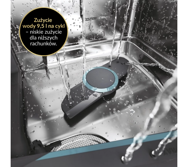 Haier I-Pro Shine Seria 7 XF 6A0M4PDX 59,7cm Funkcje AI Automatyczne otwieranie drzwi Szuflada na sztućce  - Kup na Raty - RRSO 0%
