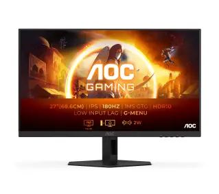 AOC 27G4XE 27" Full HD Fast IPS 180Hz 0,5ms MPRT Gamingowy - Kup na Raty - RRSO 0%