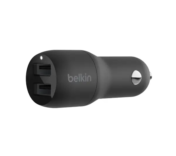 Belkin USB-A Car Charger 12W X2 Czarny