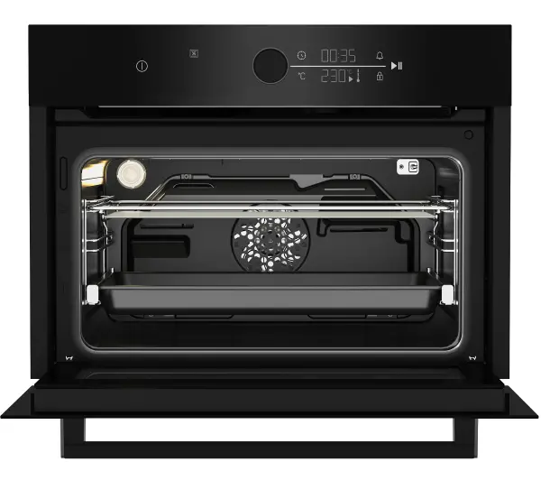 Beko BBCM17400B bPro500 Termoobieg Czarne szkło - Odbierz e-voucher na mikrofalówkę za 1 zł - Kup na Raty - RRSO 0%