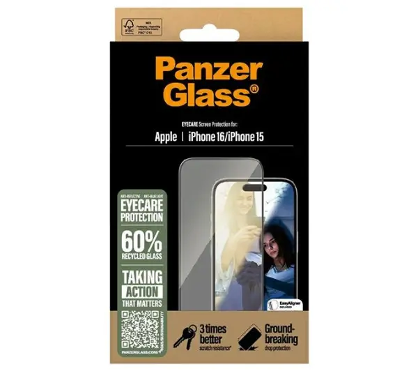 PanzerGlass EyeCare Screen Protector do iPhone 16