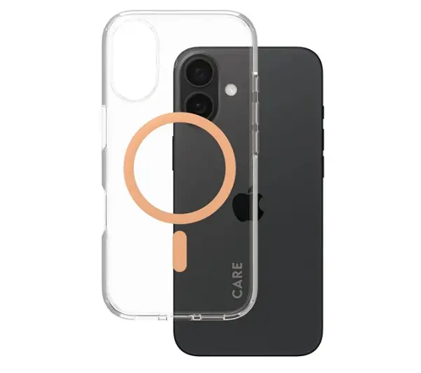 PanzerGlass Flagship MagSafe do iPhone 16 Brzoskwiniowy