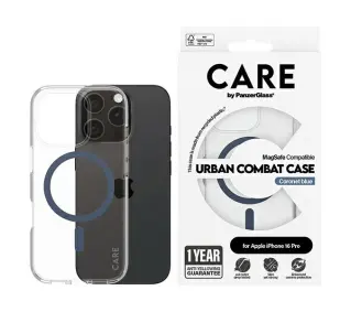 PanzerGlass Flagship Case MagSafe do iPhone 16 Pro Niebieski