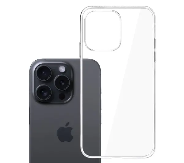 3mk Clear Case Eco do iPhone 15 Pro Max Przezroczysty