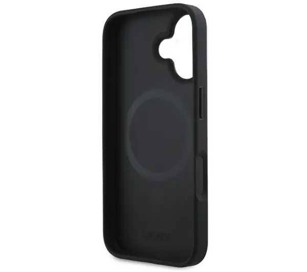 DKNY Checkered Pattern MagSafe do iPhone 16 Czarny