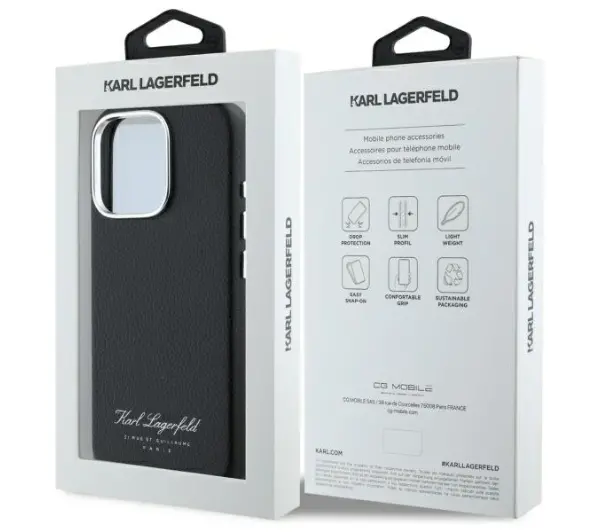 Karl Lagerfeld hotel RSG do iPhone 16 Pro Czarny