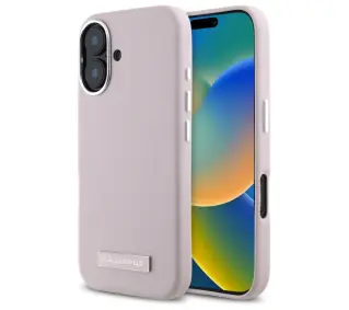 Karl Lagerfeld FW Metal Plate MagSafe do iPhone 16 Różowy