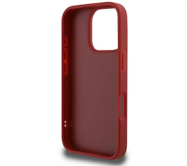 Karl Lagerfeld Quilted Signature do iPhone 16 Pro Czerwony