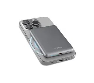 SBS TEBB5000MAGSLIM SlimMag 5000mAh PD 20W Szary