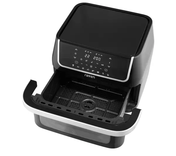Raven EFN008 Frytkownica niskotłuszczowa 1800W 10l Jedna duża komora lub dwie regulowane