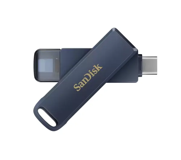SANDISK Phone Drive 128GB USB 3.2 Typ C / Lightning Granatowy
