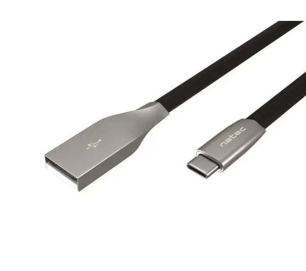 Natec USB-A do USB-C 1m Czarny