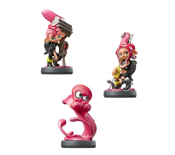 Nintendo Amiibo Splatoon - Octoling 3 Pack Pink