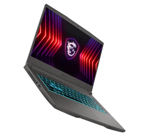 MSI Thin 15 B12VE-2431PL 15,6" 144Hz i5-12450H 16GB RAM 512GB Dysk SSD RTX4050 Win11 Szary - Kup na Raty - RRSO 0%