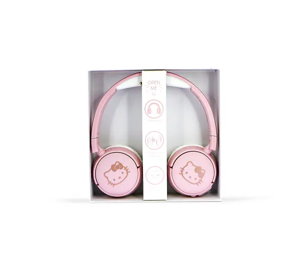 OTL Technologies Hello Kitty Kids Wireless Dla Dzieci Nauszne Różowo-biały
