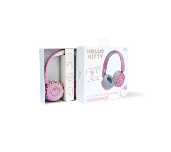 OTL Technologies Hello Kitty Kids Wireless Dla Dzieci Nauszne Różowo-biały