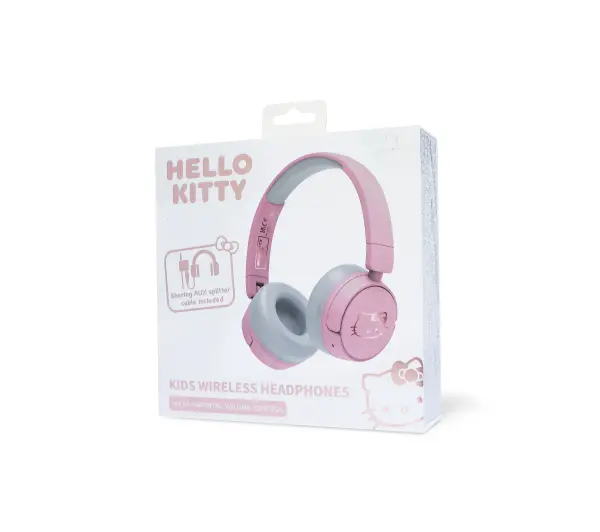 OTL Technologies Hello Kitty Kids Wireless Dla Dzieci Nauszne Różowo-biały