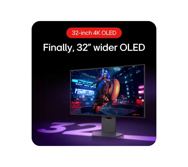 LG UltraGear 32GS95UV-B 31,5" 4K OLED Dual Mode 240Hz/480Hz 0,03ms Gamingowy - Kup na Raty - RRSO 0%