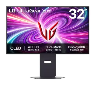 LG UltraGear 32GS95UV-B 31,5" 4K OLED Dual Mode 240Hz/480Hz 0,03ms Gamingowy - Kup na Raty - RRSO 0%
