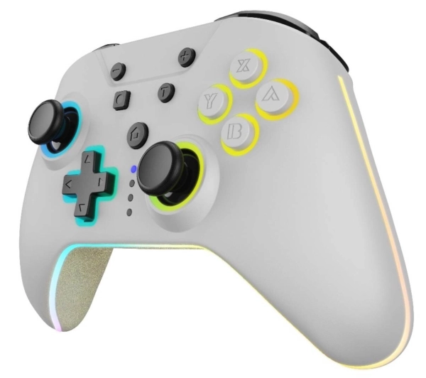 Armor3 NuRival Light Up do Nintendo Switch Bezprzewodowy Biały