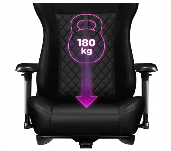 Yumisu 2052 Magnetic Biurowy do 180kg Skóra ECO Czarny - Kup na Raty - RRSO 0%