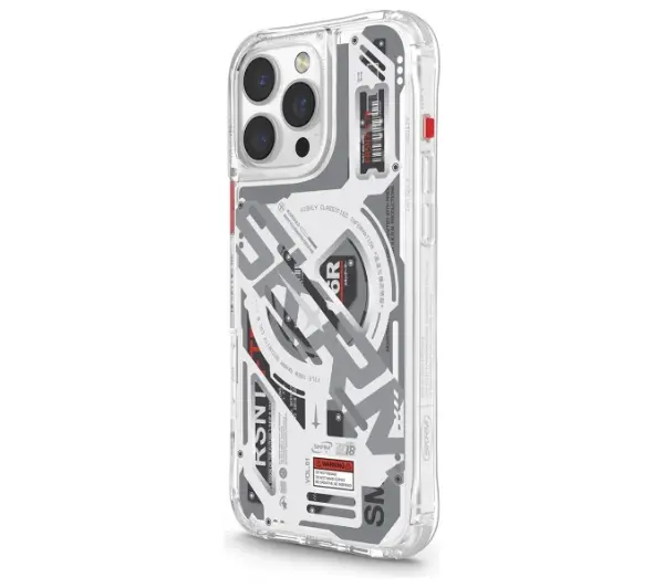 Skinarma Magnetic Charging do iPhone 16 Pro Przezroczysty