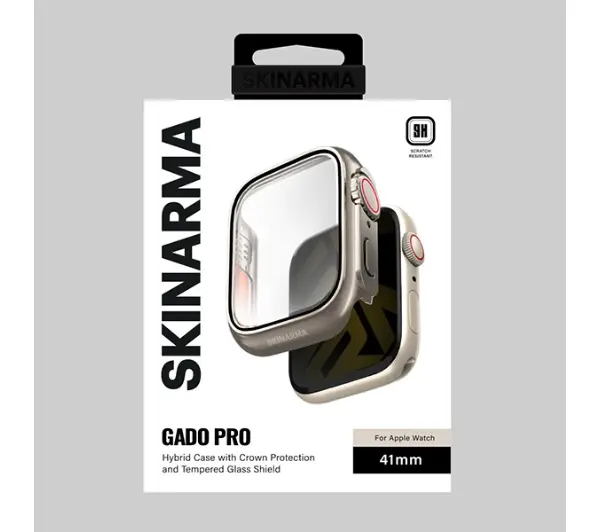 Skinarma Gado Pro do Apple Watch 41mm Srebrny