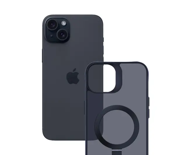 3mk Smoke Case MagStand do iPhone 15 Plus Czarny