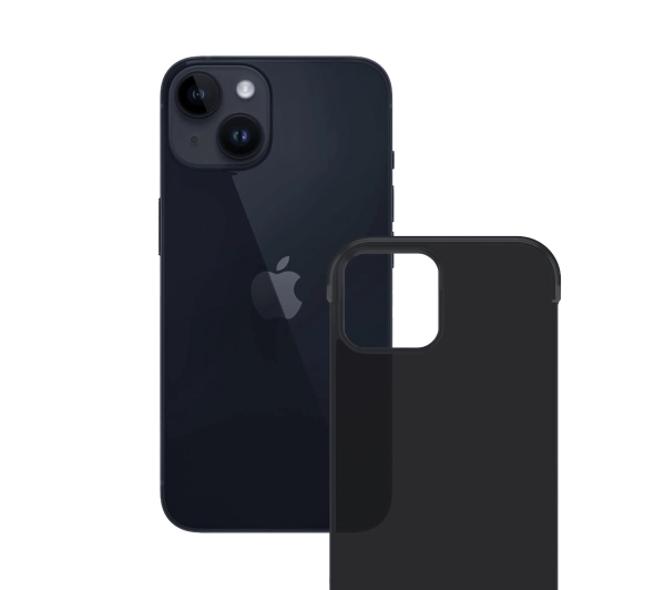 3mk Just20g Clear Case do iPhone 15 Plus Czarny
