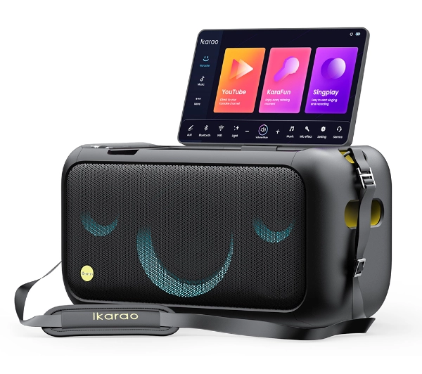 Ikarao Break X1 100W Bluetooth Mikrofon Karaoke Czarny