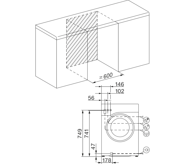 Miele WWB360 WCS PWash Funkcje AI 8kg 1400obr/min Zdalne sterowanie - Kup na Raty - RRSO 0%