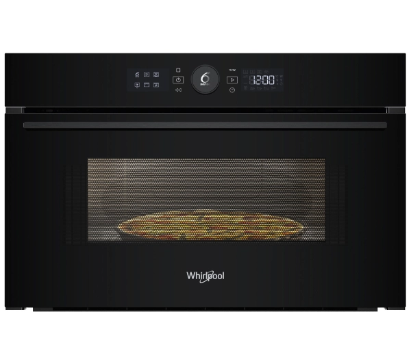 Kuchenki mikrofalowe do zabudowy - Whirlpool W5 Collection WMD54MB Crisp Grill Czarny