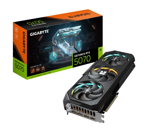 Gigabyte GeForce RTX 5070 GAMING OC 12GB GDDR7 192bit DLSS 4