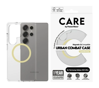 PanzerGlass CARE by Flagship Urban Combat Chardonnay QI do Galaxy S25 Ultra Przezroczysty