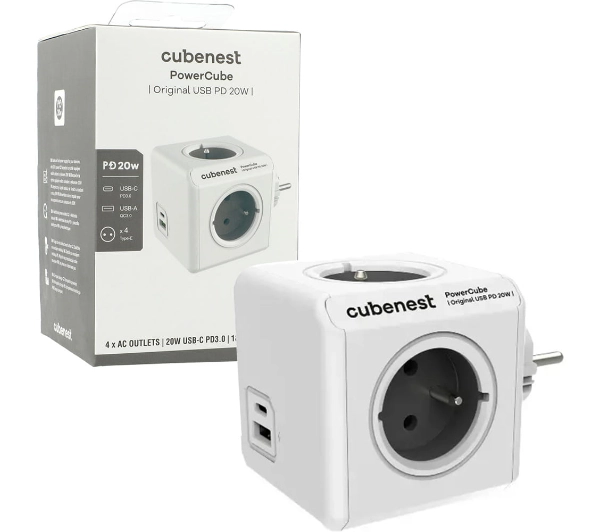 Cubenest PowerCube Original PC220 USB PD 20W Szary